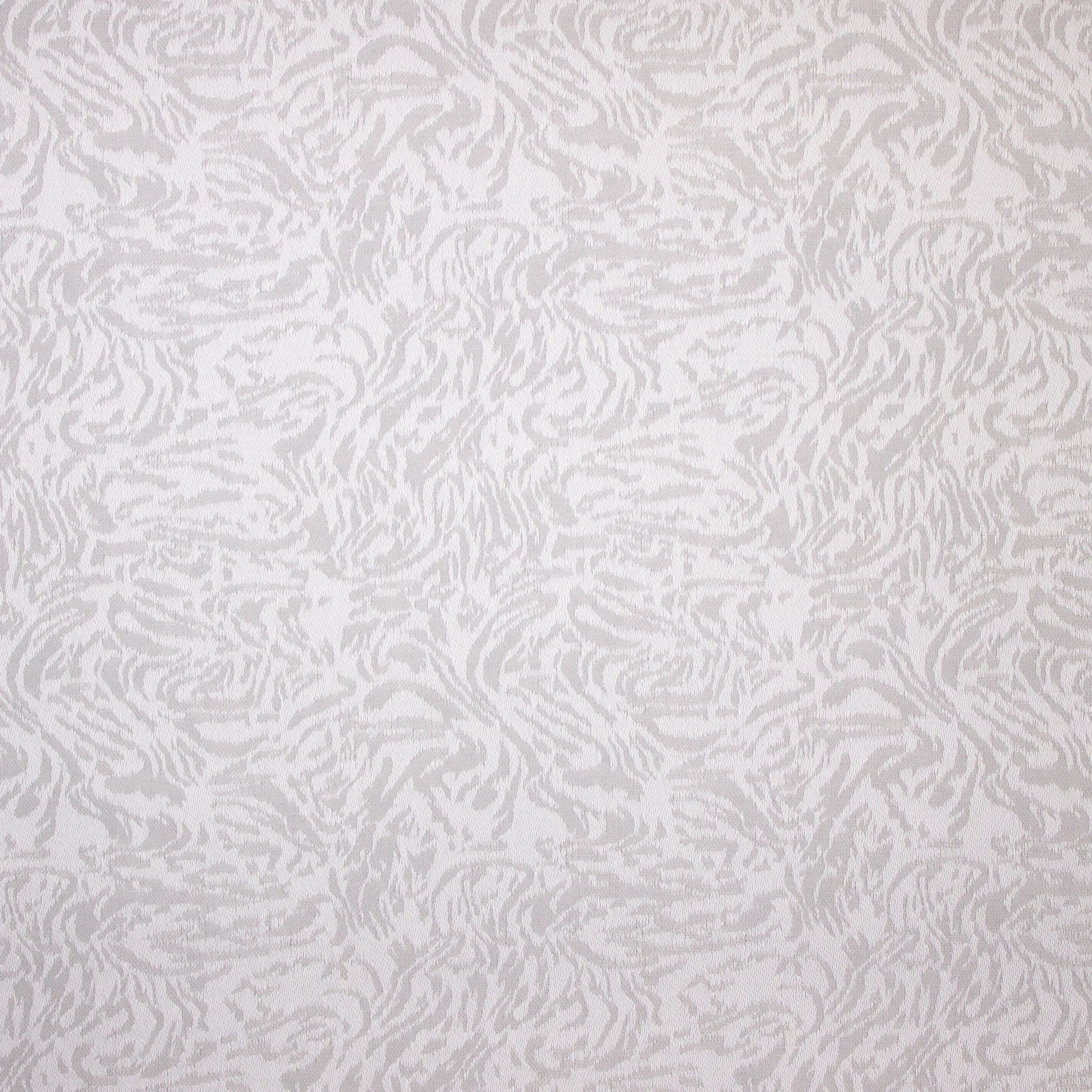 Jacquard Polyester zilver met sierlijke figuren